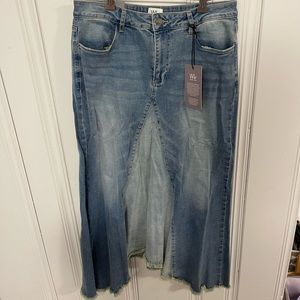 Wash Lab jean skirt